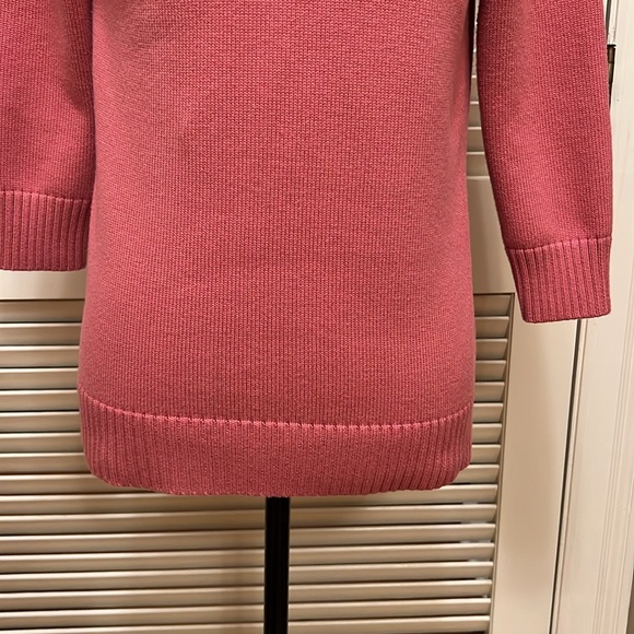 Talbots Cowl Neck Sweater in Coral, Size Medium, EUC - Picture 5 of 15